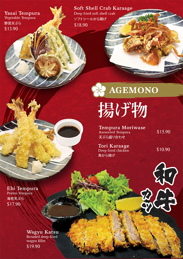 Japanese Restaurant Fried Food Design Singapore
