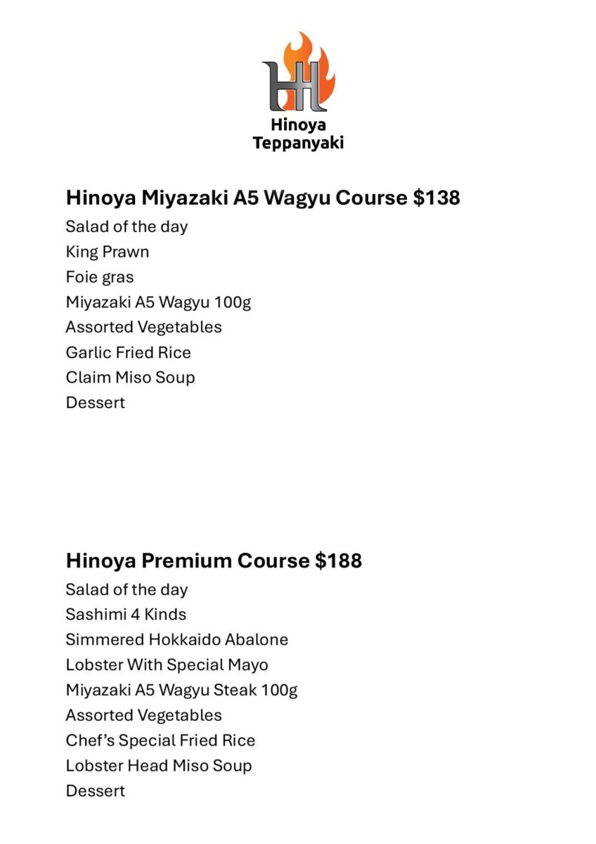 before-Japanese teppanyaki restaurant-menu-design