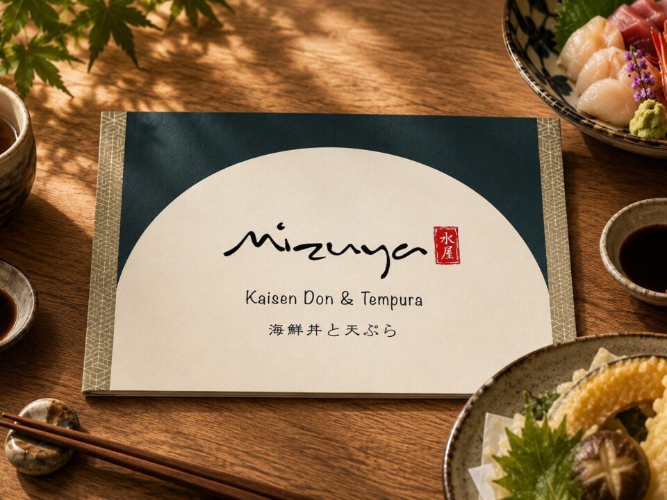 Japanese Restaurant Menu Design