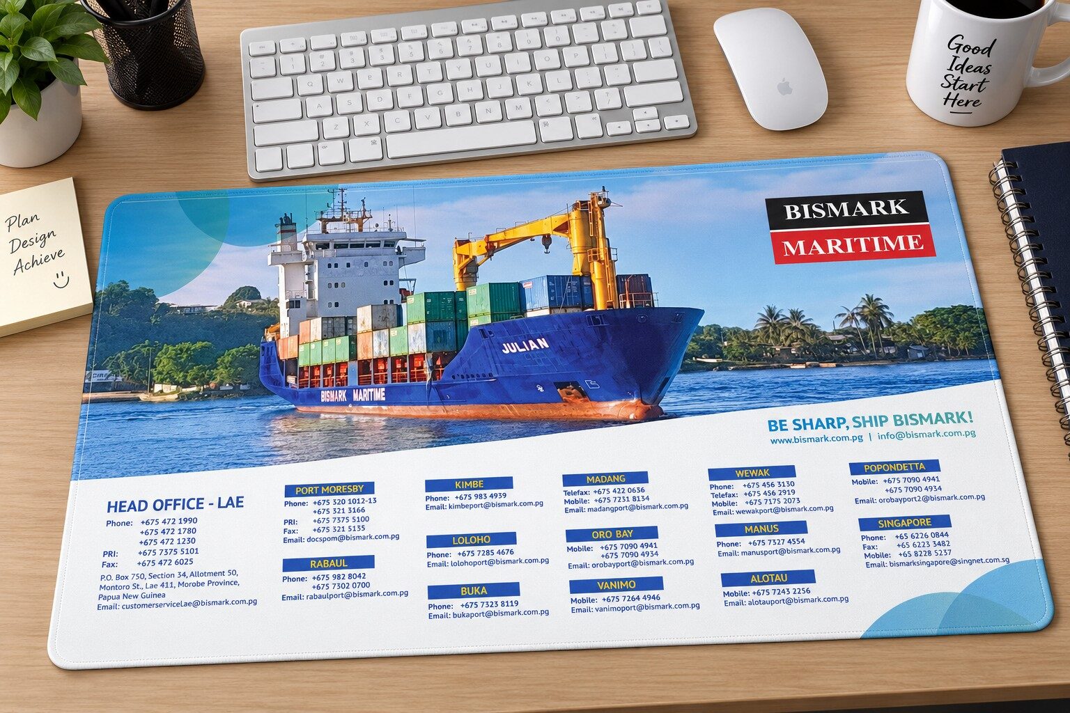 Custom Wall Calendar & Desktop Pad Design