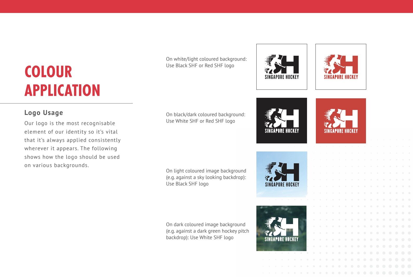 Sport Brand Guide Design - Singapore Hockey