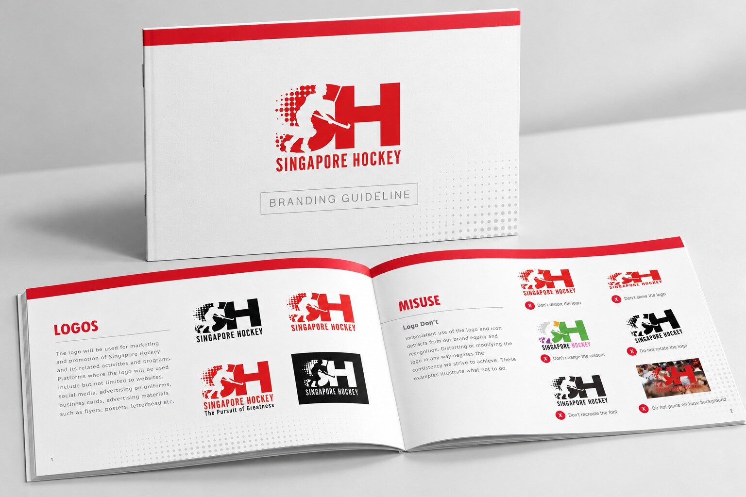 Singapore Hockey Brand Guide Design